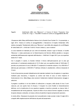 Delibera del 17 febbraio 2015, n. 7/10 [file ]