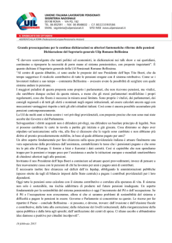 Grande preoccupazione per le continue