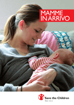 Mamme in arrivo - Save the Children Italia Onlus