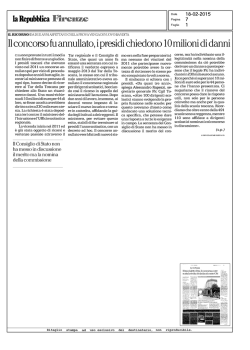 Il concorso fu annullato, i presidi chiedono 10