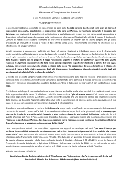 20150217_lettera a Rossi e Bramerini su Sorgenia
