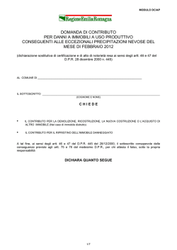 Homepage &mdash; E-R Agenzia regionale di protezione civile
