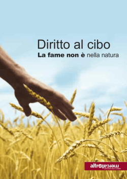 Diritto al cibo ex aequo