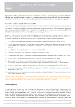 Guida Alla Lettera di Credito