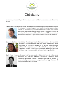 I fondatori - Alternativa Sostenibile