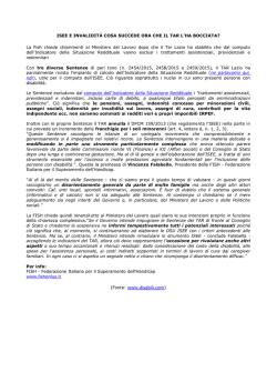 ISEE E INVALIDIT&Agrave; COSA SUCCEDE ORA CHE IL