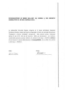 LEGISLÀTIVO N. 39 DEL 3 àPRILE 2013.