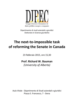 The next-to-impossible task of reforming the Senate