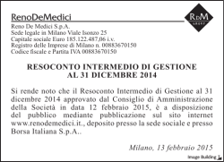12/02/2015 Avviso deposito documentazione.