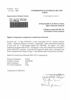 Integrazione Comm.Elett. - Azienda Sanitaria Regionale del Molise