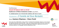 Introduzione a Il Castello del Duca Barbabl&ugrave;