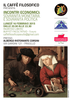 IL CAFF&Egrave; FILOSOFICO