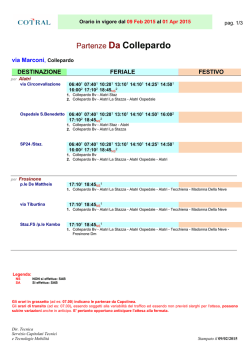 Partenze Da Collepardo