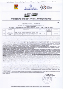 scadenza bando: ore 12 del 17/02/2015