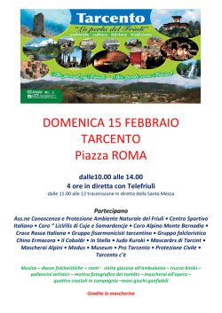invito telefriuli_domenica 15 febbraio