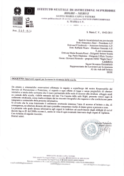 Interventi urgenti per la messa in sicurezza della scuola