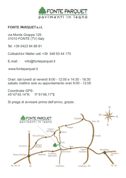 Italy Tel. +39 0423 94 88 81 Colbalchini Walter cell. 348 93 44 170 +