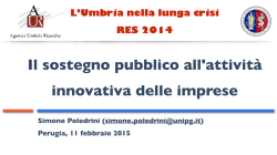 Simone Poledrini - Agenzia Umbria Ricerche