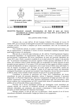 n. 2015 - 70 - Comune di Riva del Garda