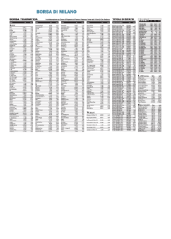 Il pdf con le quotazioni 2/2