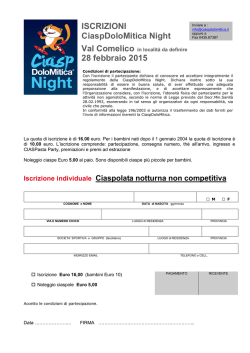 Individuale - Ciaspdolomitica