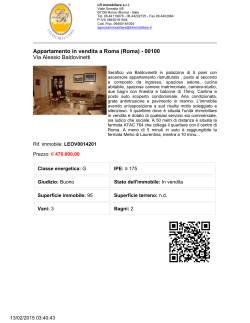 Appartamento in vendita a Roma (Roma) - 00100