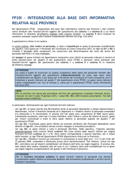 Istruzioni questionario integrativo Province (09FEB15)