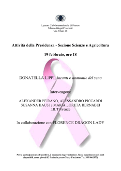 Invito - Lyceum Club Internazionale di Firenze