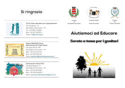 Aiutiamoci ad educare - Comune di San Martino Siccomario