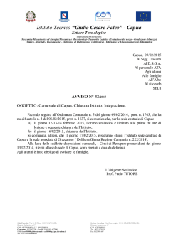 Istituto Tecnico &ldquo;Giulio Cesare Falco&rdquo; - Capua