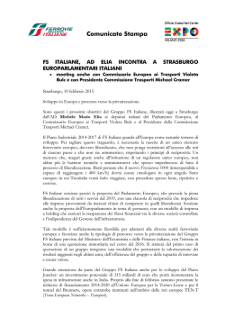 Il comunicato stampa ( 90 KB)