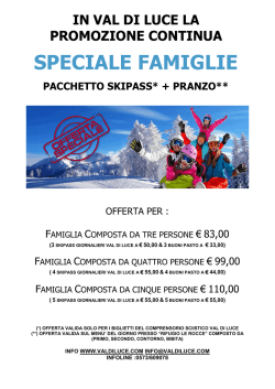OFFERTA PER :