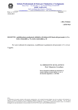 Istituto Professionale di Stato per l`Industria e l`Artigianato IL