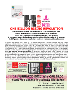Evento One Billion Rising Revolution