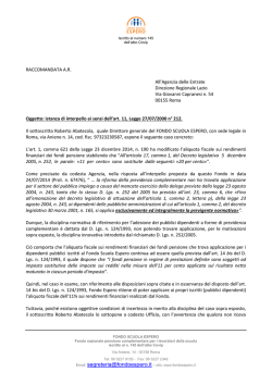 interpello all`Agenzia delle Entrate