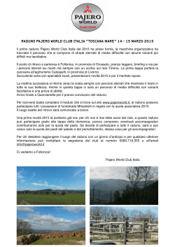 PWCI Toscana 14-15mar2015 - Presentazione - pajero