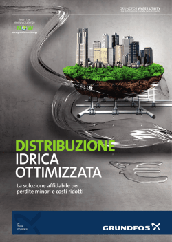 Distribuzione idrica ottimizzata