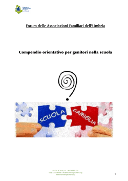 Compendio per genitori a scuola