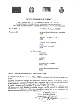 Circolare del Dirigente