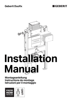 Montageanleitung Instructions de montage Istruzioni per il