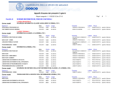 Appelli d`esame dei prossimi 3 giorni