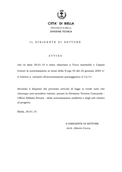 DIVISIONE TECNICA