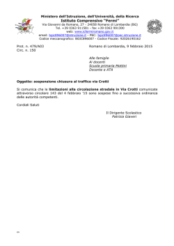 Istituto Comprensivo &ldquo;Fermi&rdquo; - Istituto Comprensivo "Enrico Fermi"