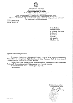 Defibrillatori - Istituto Comprensivo di Lariano