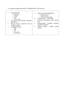 Indirizzo Informatica
