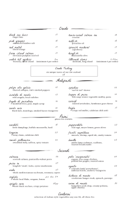 dinner - Barchetta