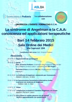 Guarda il programma del 14 febbraio