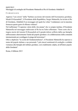 Documento PDF - Presidenza della Repubblica