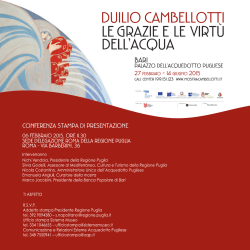 BARI Cambellotti in mostra