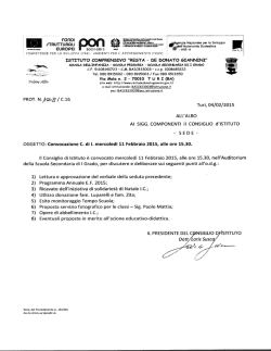 i FDﬁDI ITRUTTUFIQLI m1 - Istituto Comprensivo Resta – De Donato